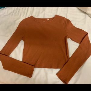 Burt orange PacSun crop top. Super cute just not my style. Never worn!!